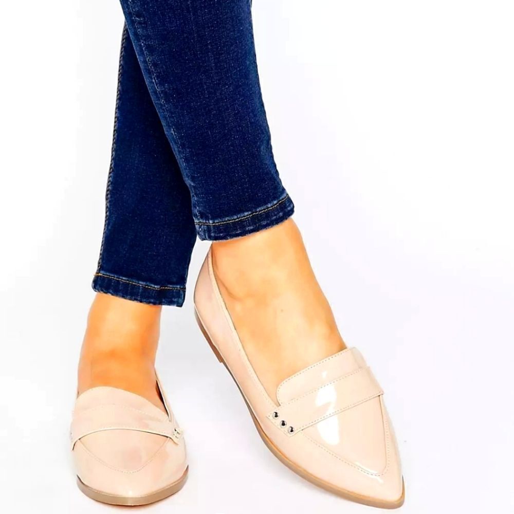 BRAND NEW REPORT SLIP-ON POINTED TOE WOMEN'S FLAT